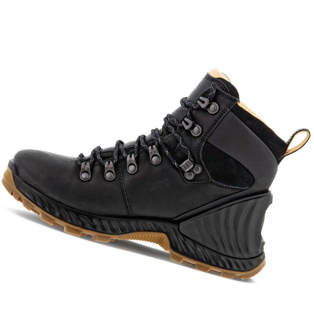 Ecco Exohike Retro Hiker Støvler Dame Svarte | NO 10EBC